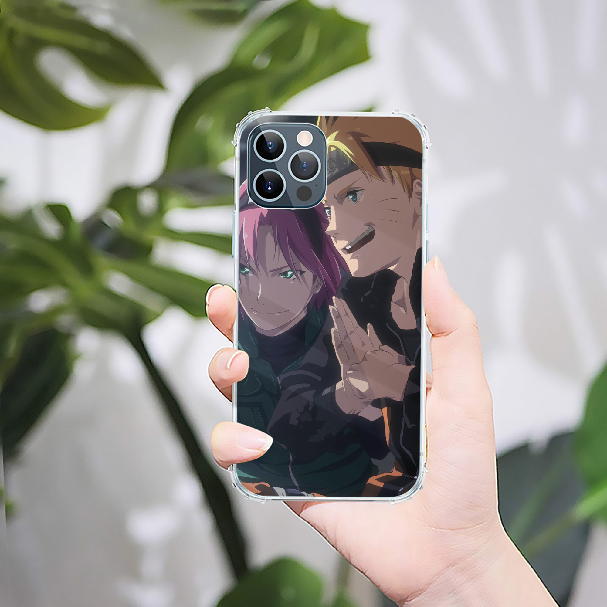 （画像用） NARUTO -ナルト- NARUTO -ナルト- 疾風伝 【iPhone 12シリーズ対応】透明スマホケース（クリアソフトケース）